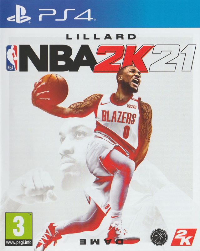 NBA 2K21 box art for Playstation 4